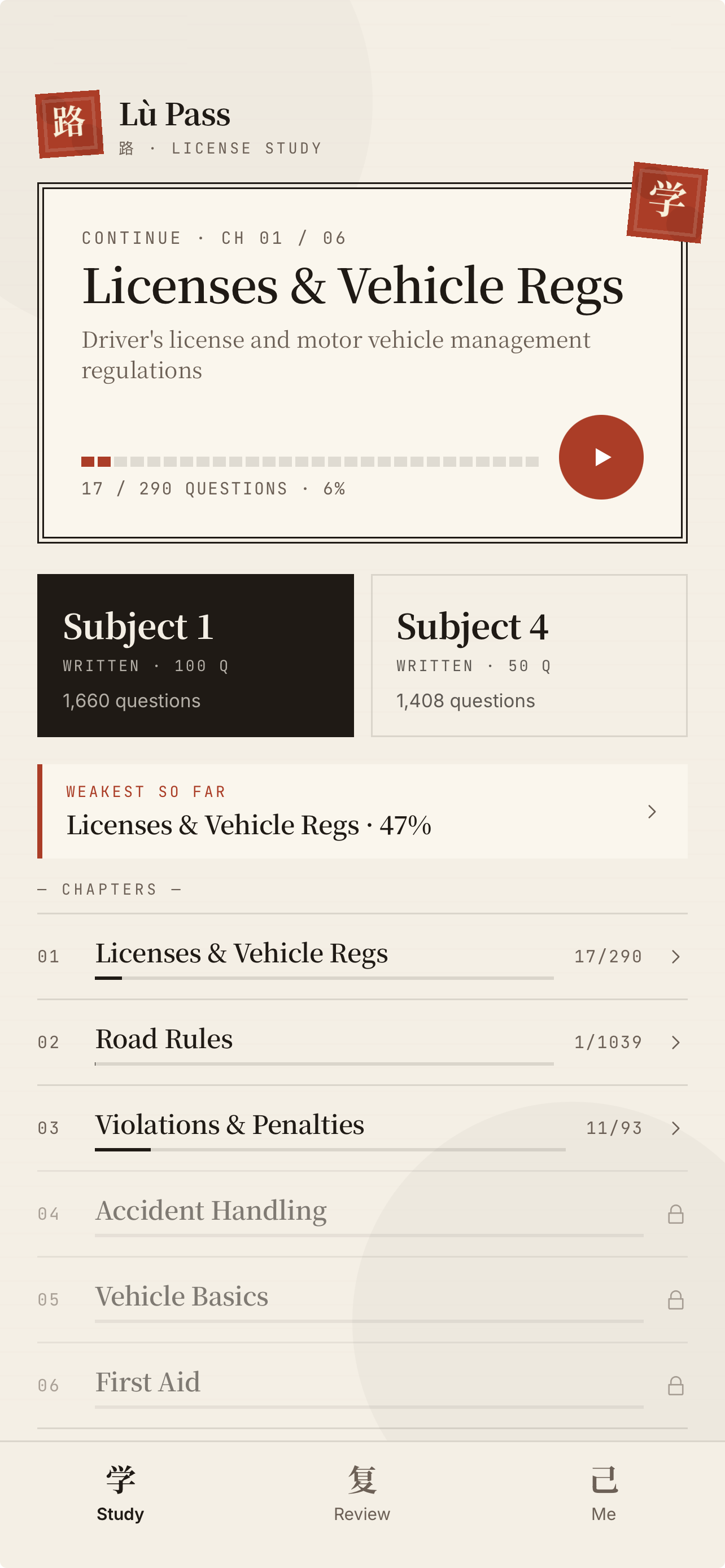 LuPass app screenshot
